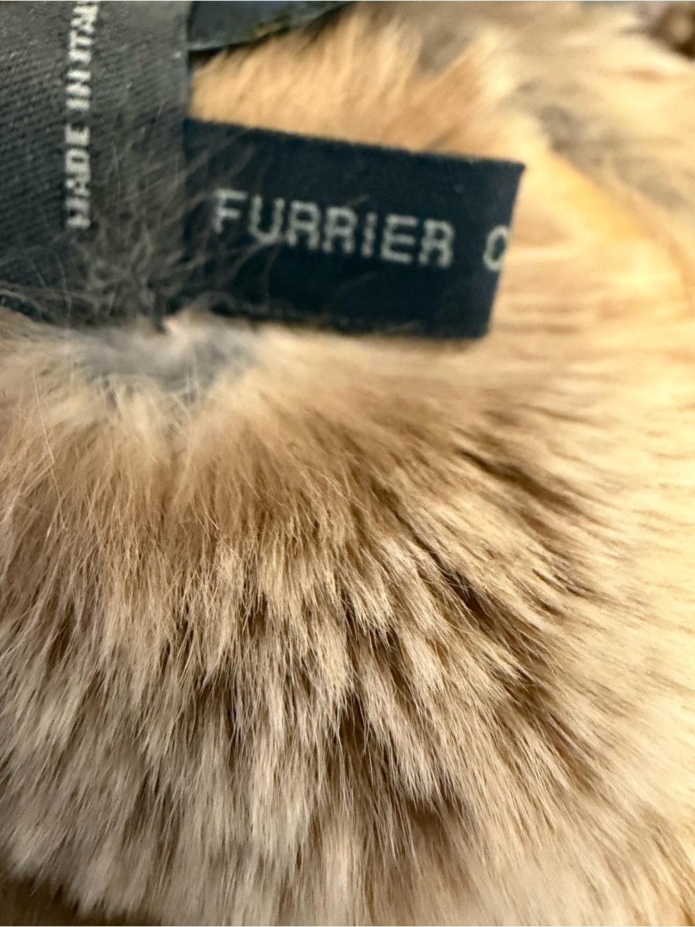 Fendi Extra Long Brown Fur Scarf With Certificate of Authenticity - Picture 5 of 7